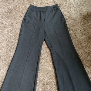 Express High Waist Wide Leg Pinstripe Slacks